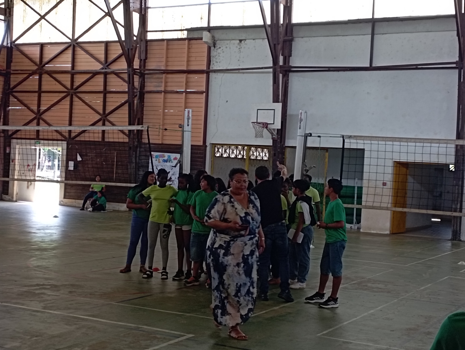 Mme Chaumet et la chorale